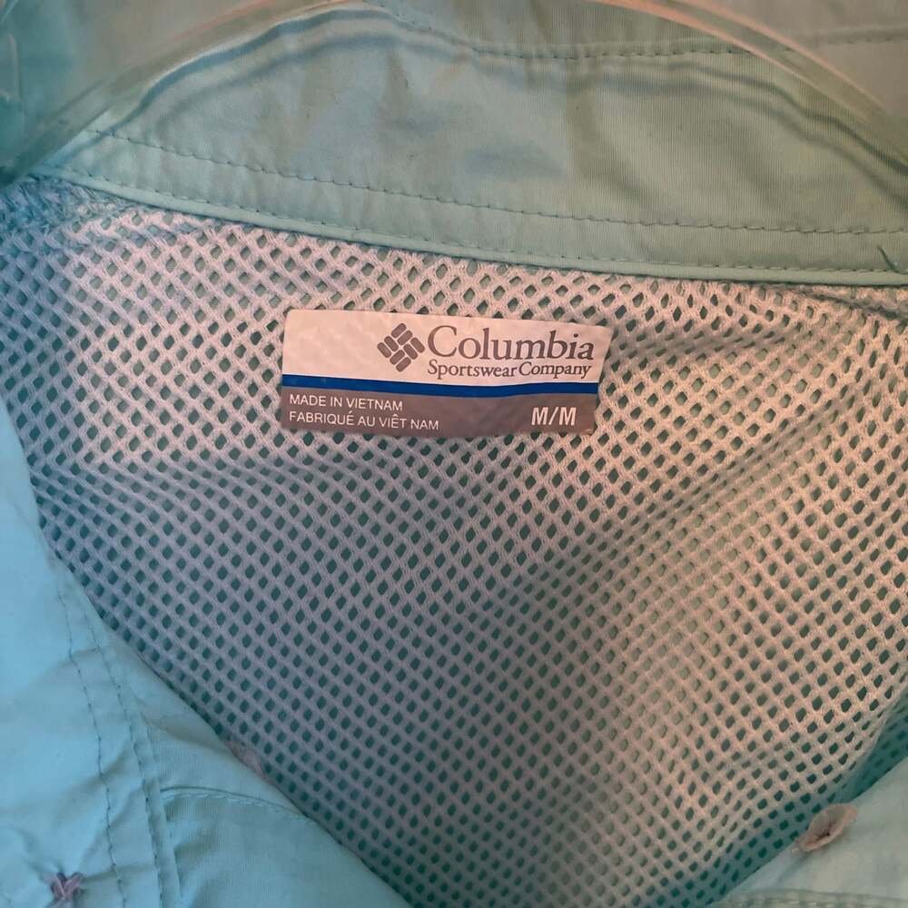 Columbia PFG Bahama II Long-Sleeve Omni-Shade Fishing Shirt Sz.M.  Spring Summer - Picture 2 of 6